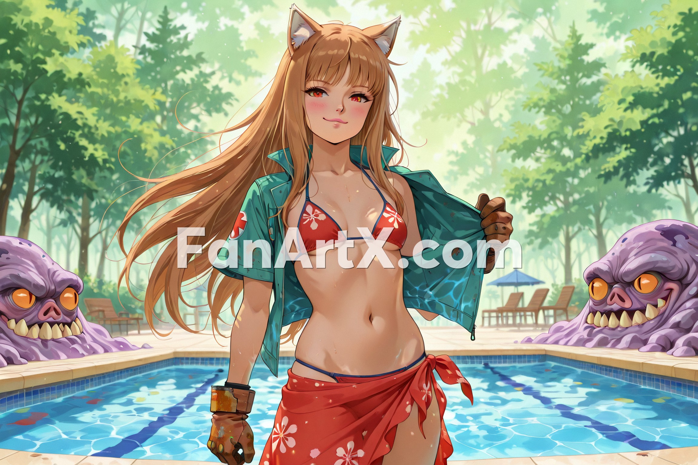 Holo fanart - Spice and Wolf characters 2619966